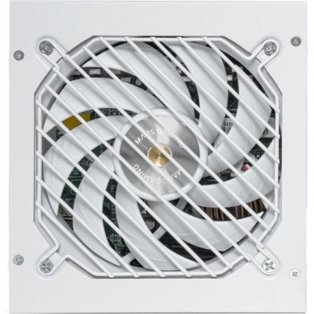 Mars Gaming MPB750SIM Fuente de Alimentación 750W 80 Plus Bronze Modular Blanca Ventilador 140mm Silencioso AI2-RPM 7 Años Garantía